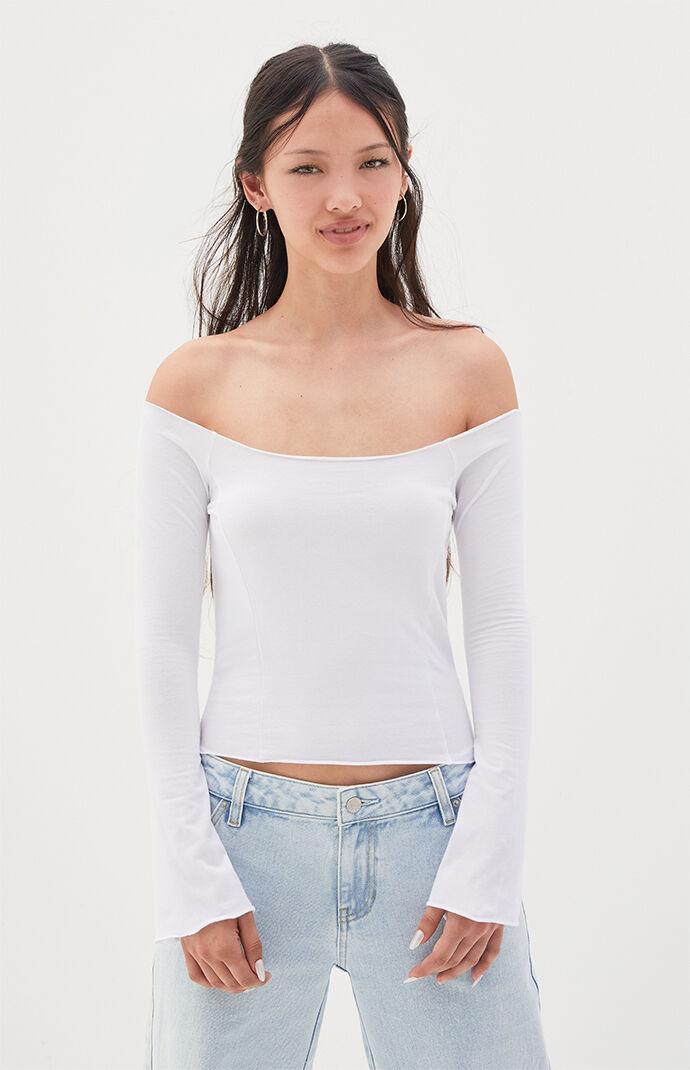 Est. PAC 1980 Womens Adalyn Off-The-Shoulder Long Sleeve Top Product Image