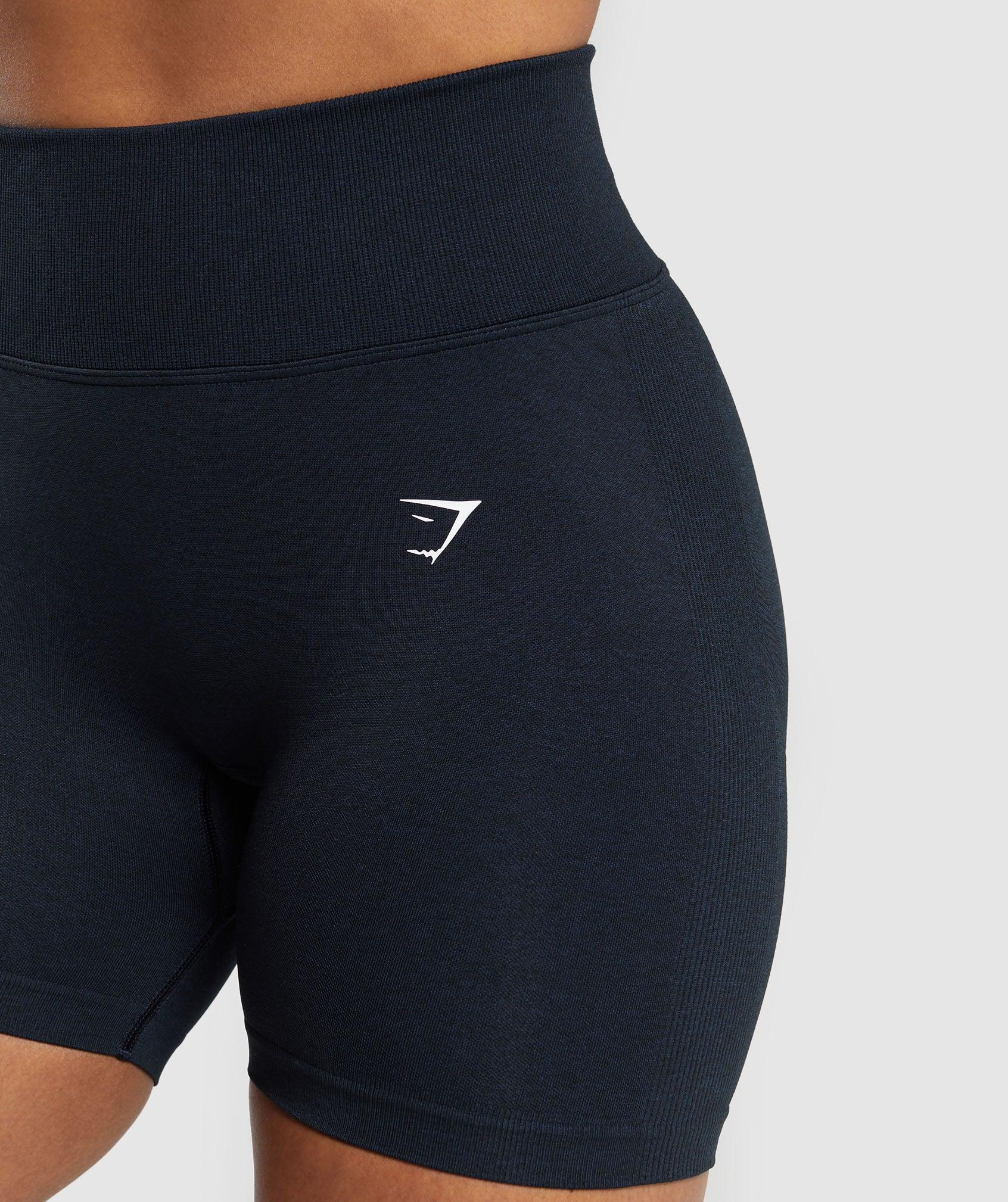 Gymshark Lift Seamless Shorts - Midnight Blue/Black Marl Female Product Image