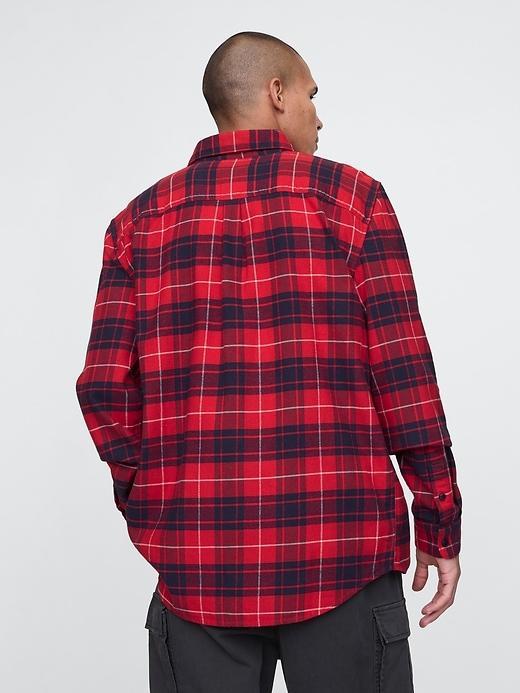 Organic Cotton Flannel Shirt Product Image