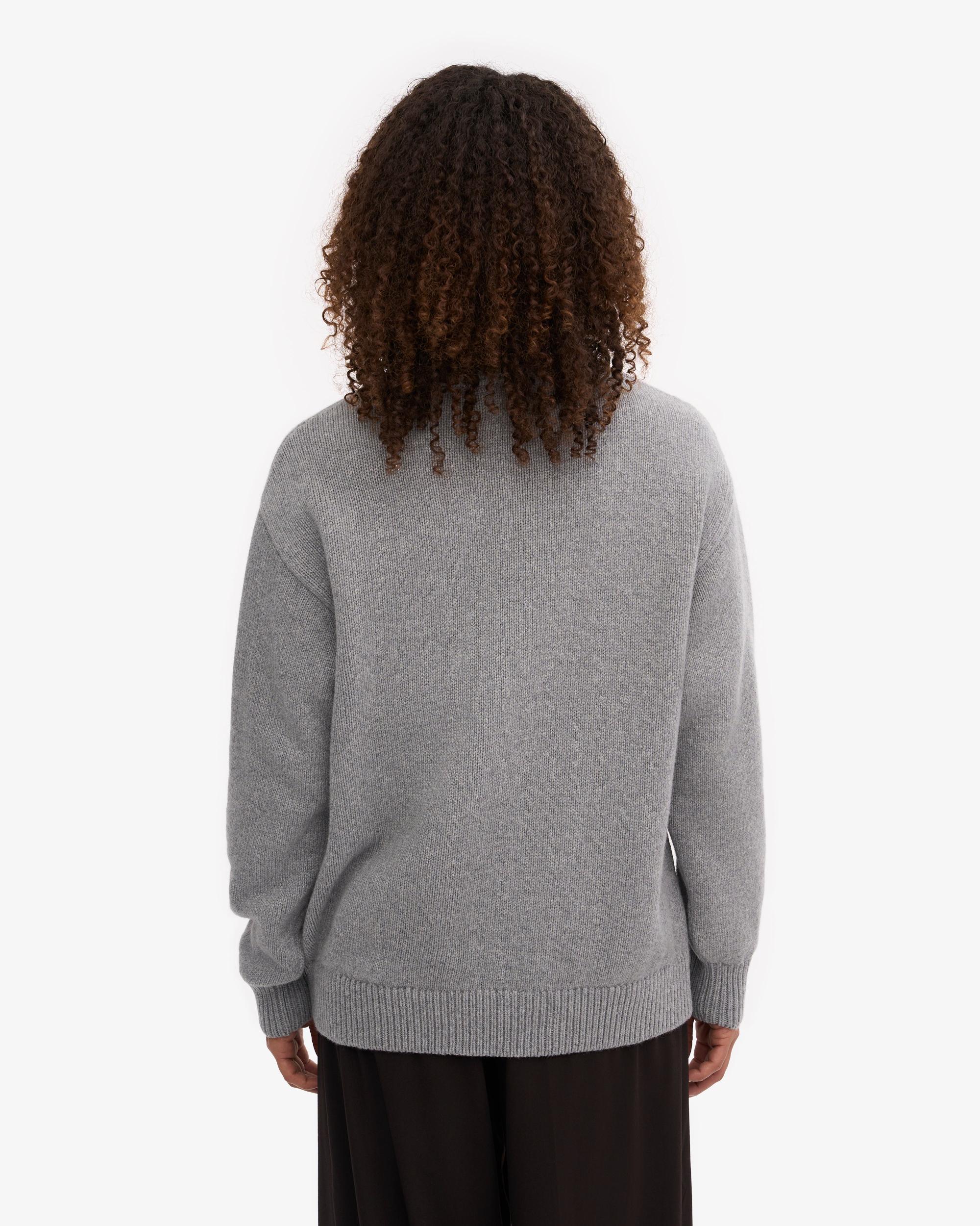 Merino Wool Turtleneck - Heather Grey Product Image