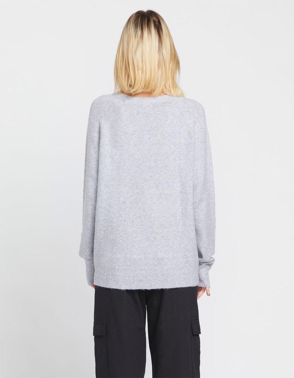 VOLCOM Twinkle Teas Womens Sweater - LIGHT GRAY Product Image
