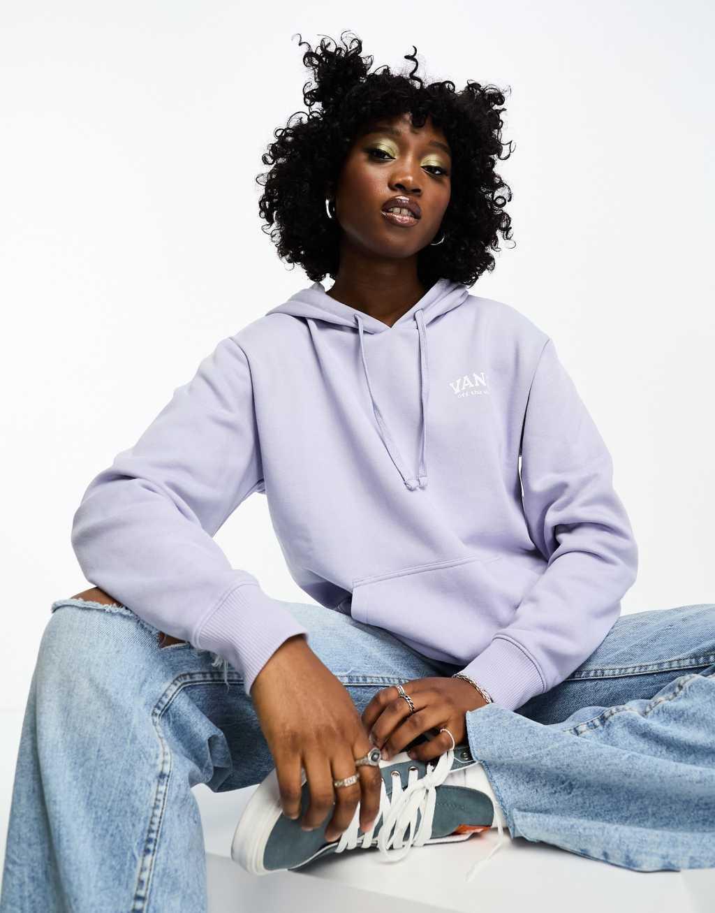 Vans Otherworld hoodie with back print in lilac Product Image