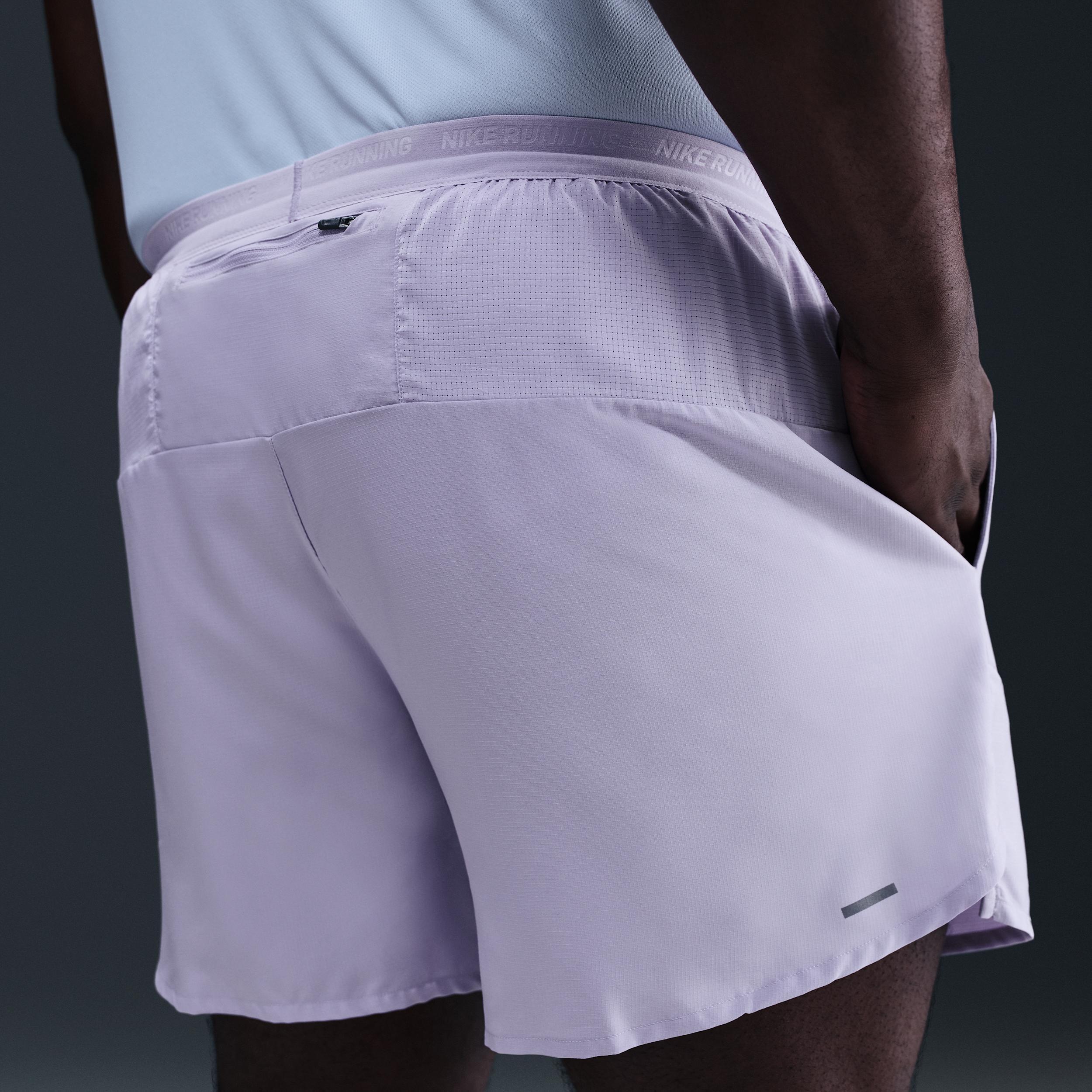 Nike Mens Stride Dri-FIT 5 Brief-Lined Running Shorts | DM4755-515 Product Image