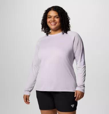 Columbia Womens PFG Tidal Tee II Long Sleeve Shirt - Plus Size- Product Image