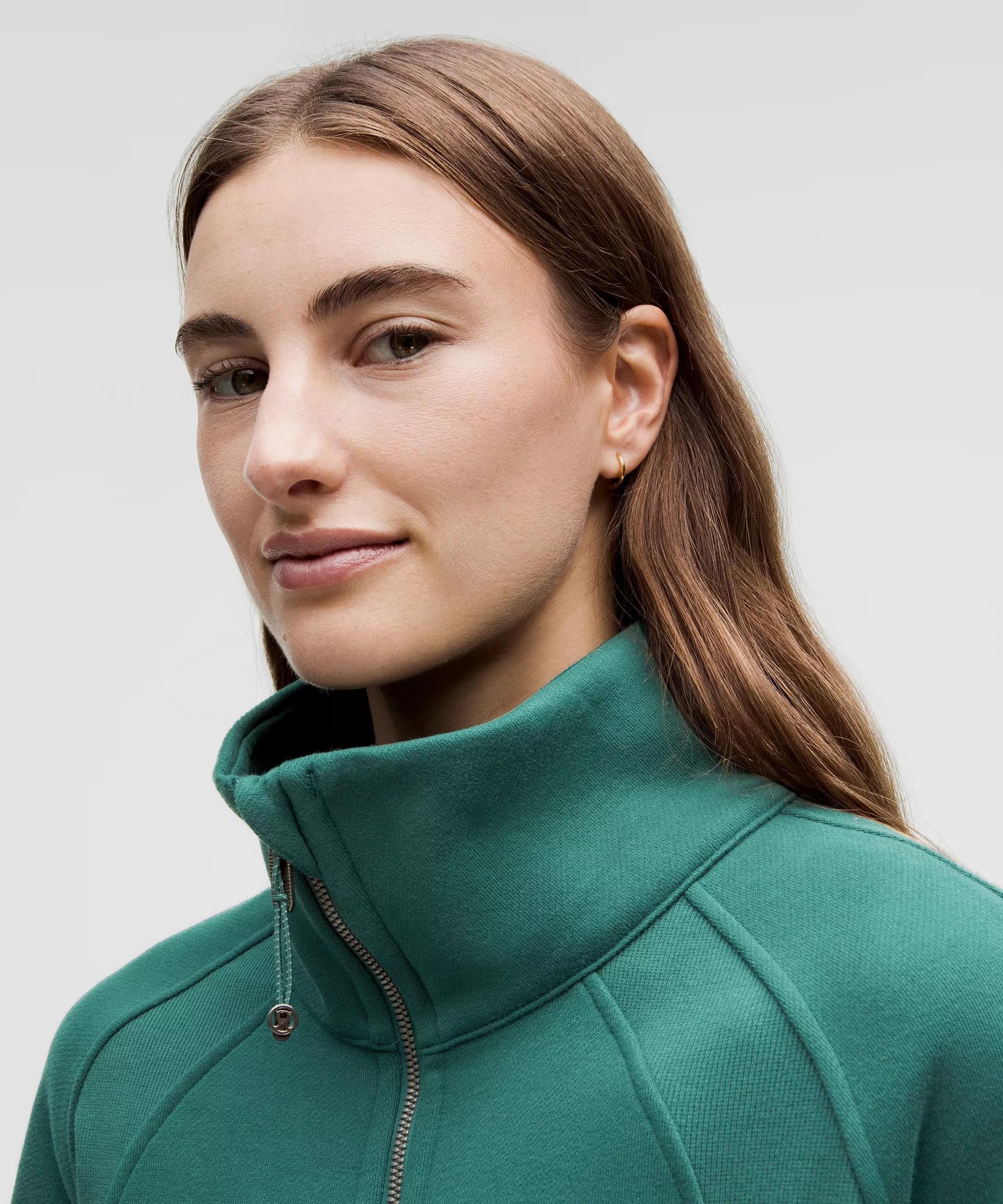 Scuba Oversized Funnel-Neck Half Zip *Long Product Image