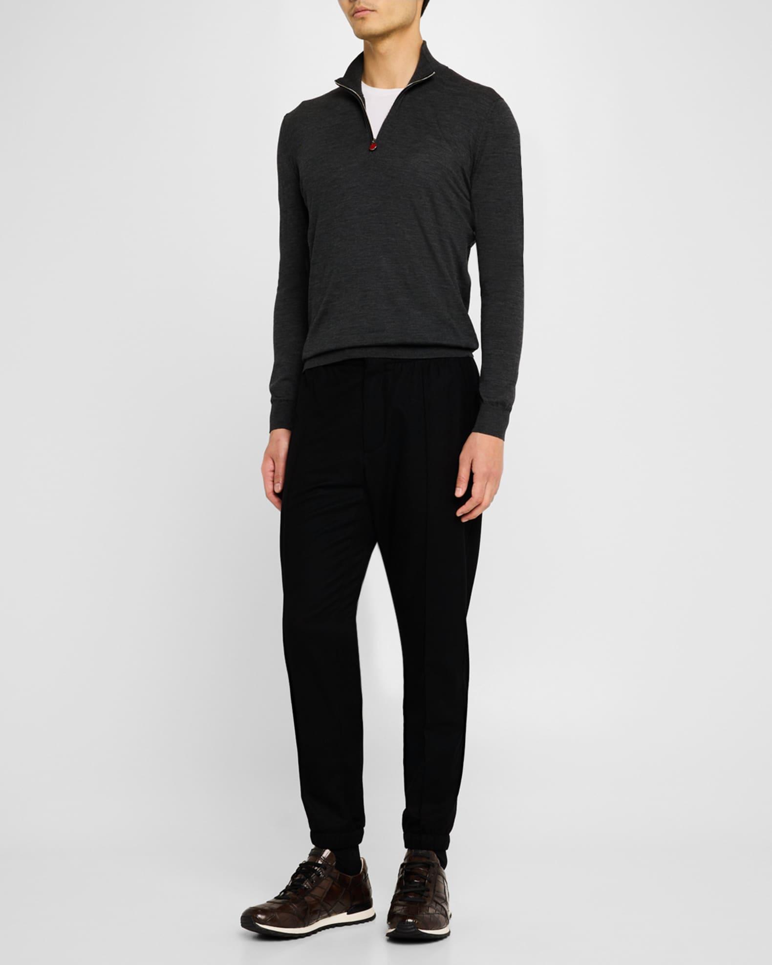 Men's Wool Half-Zip Sweater Product Image