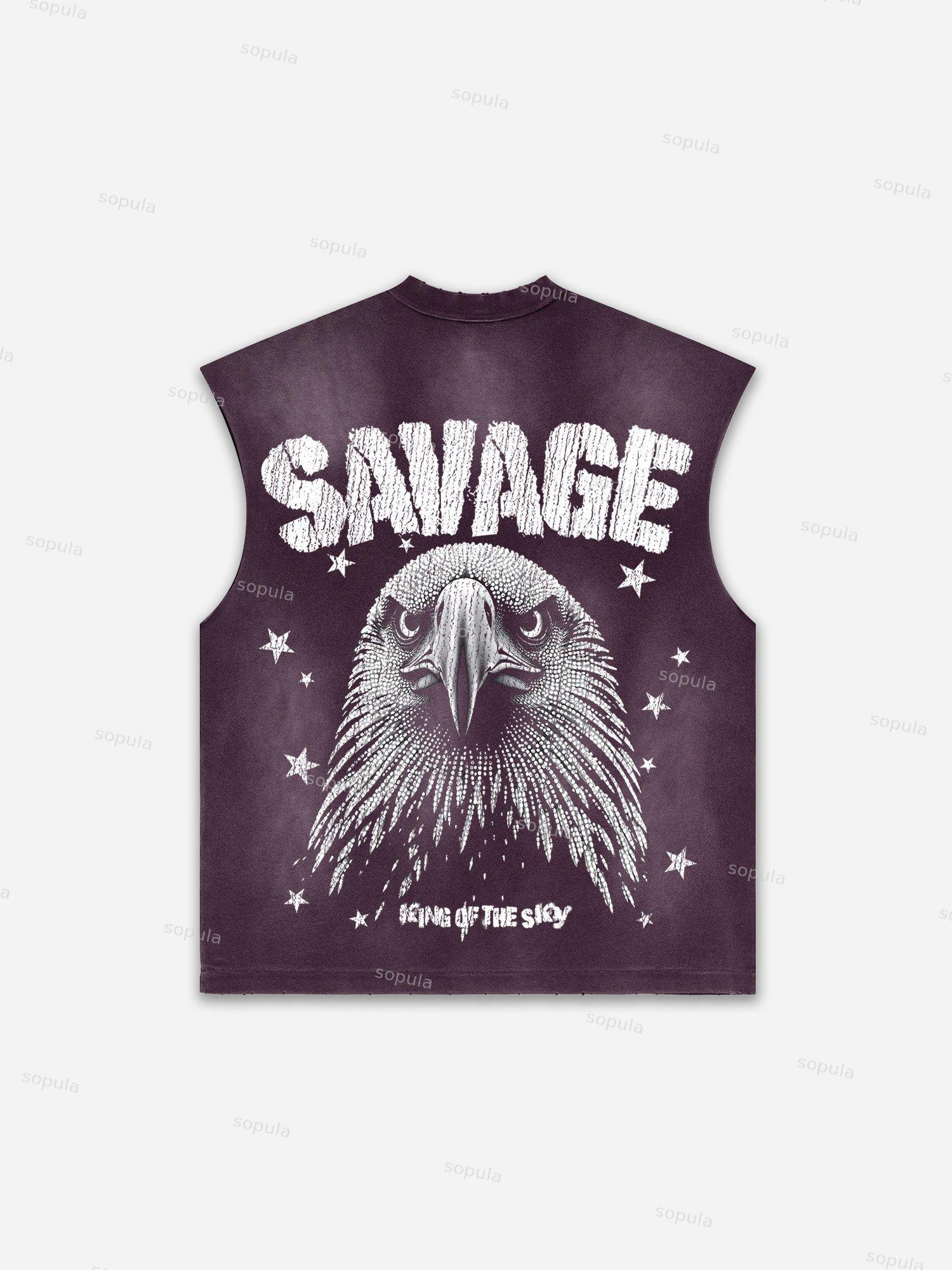 Basketball Dreams Boys Print Distressed Tank Top Product Image