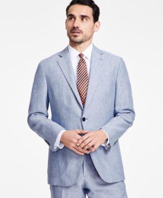 B by Brooks Brothers Mens Classic-Fit Solid Linen Suit Jacket Product Image