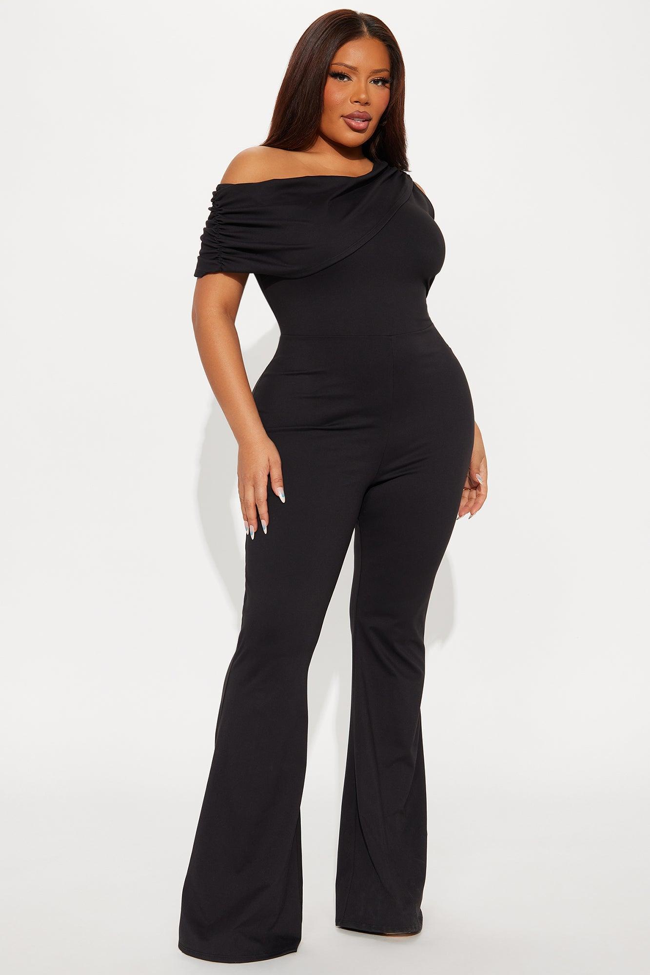 Sense Of Style Flare Jumpsuit - Black Product Image