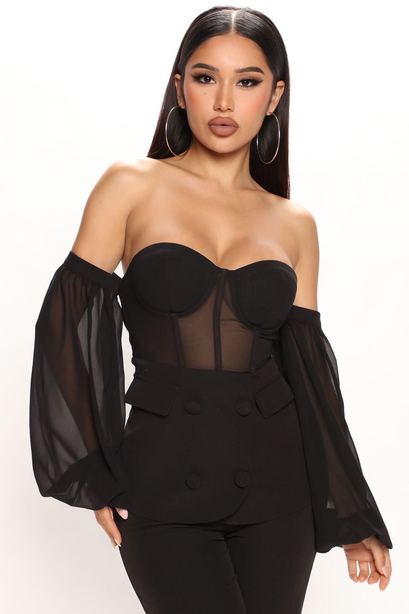 Always In Charge Pant Set - Black Product Image