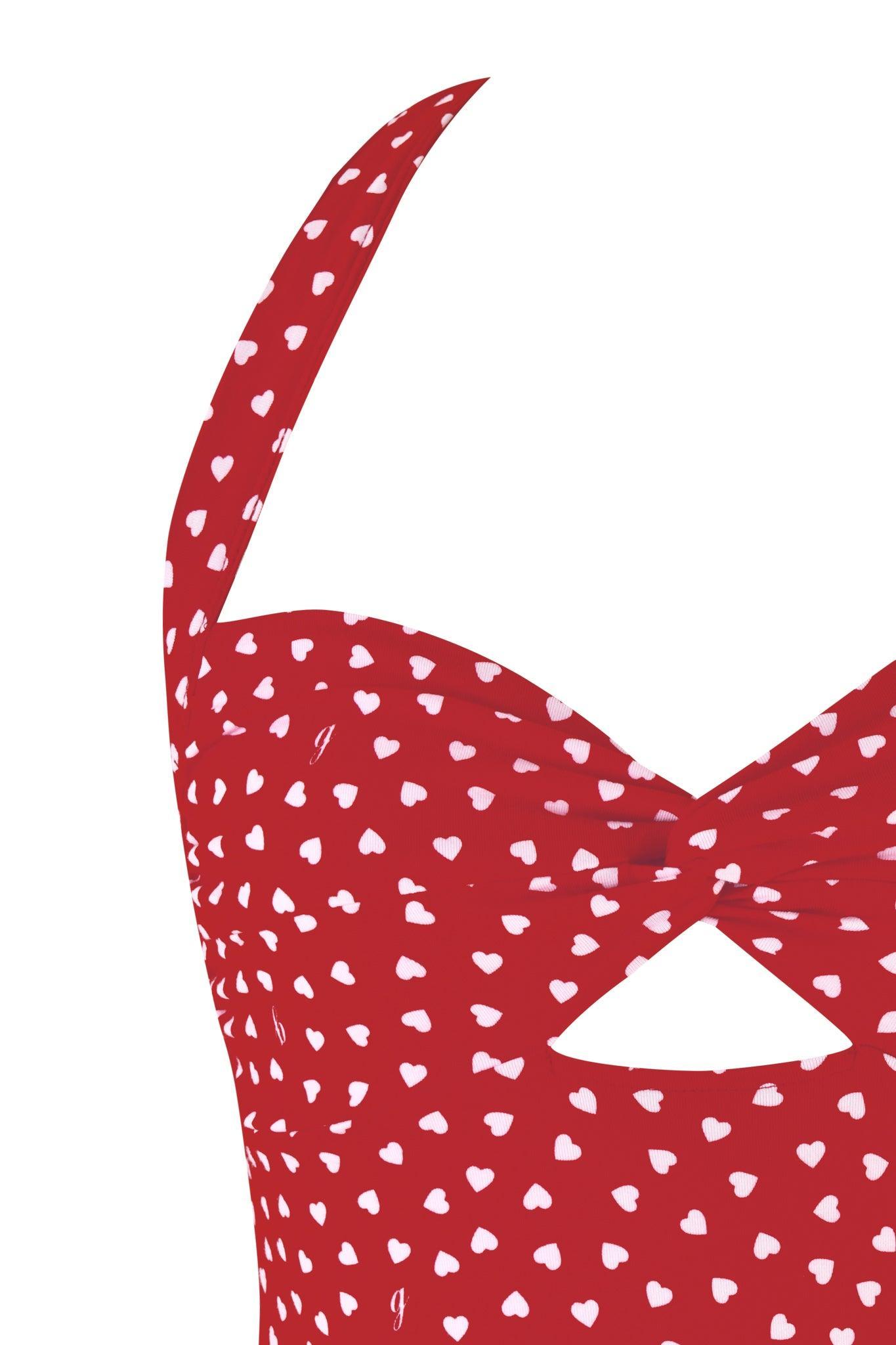 KAYA TOP - RED : RED HEARTBEAT Product Image