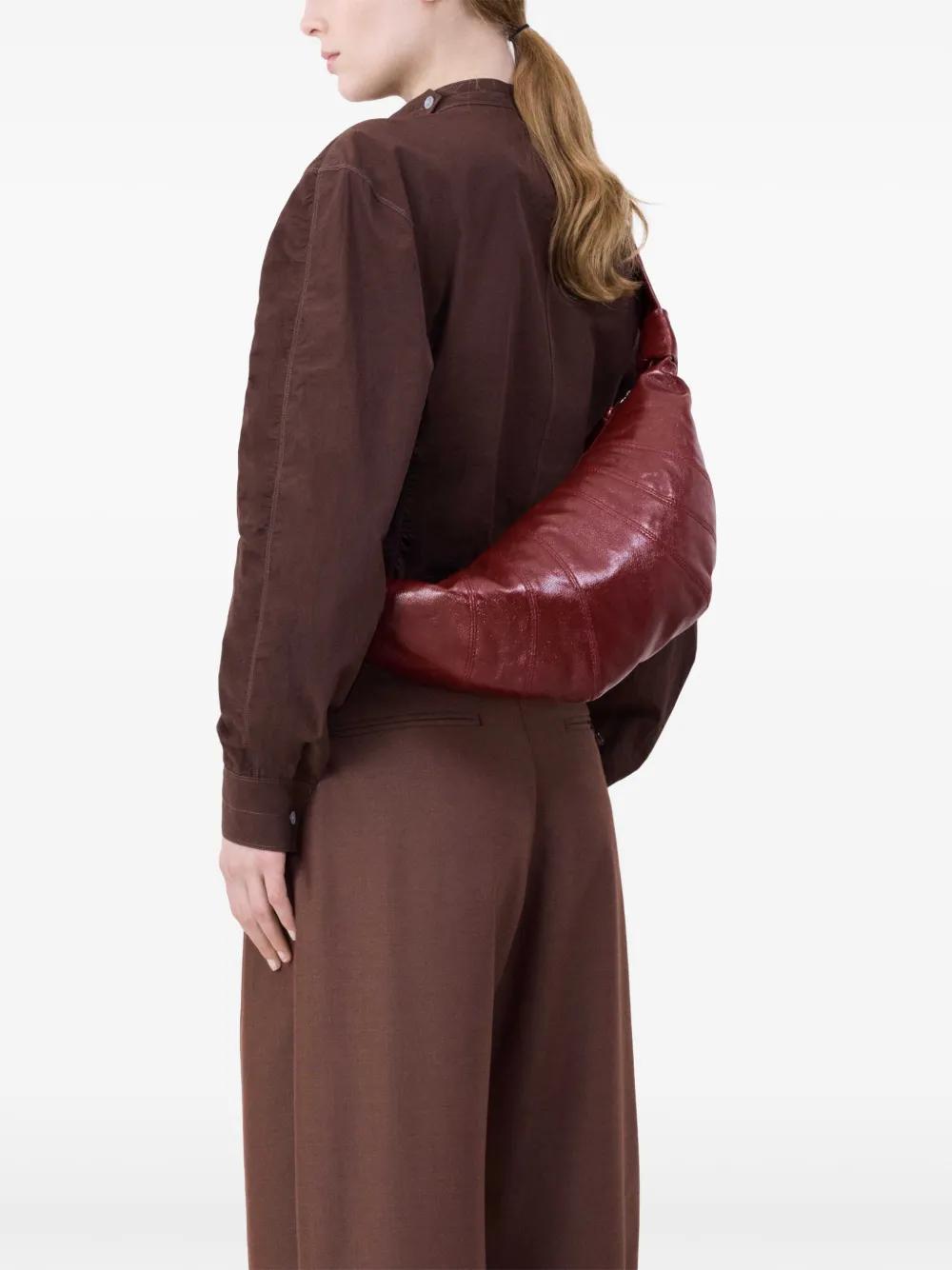 LEMAIRE Medium Croissant Cotton Bag In Red Product Image