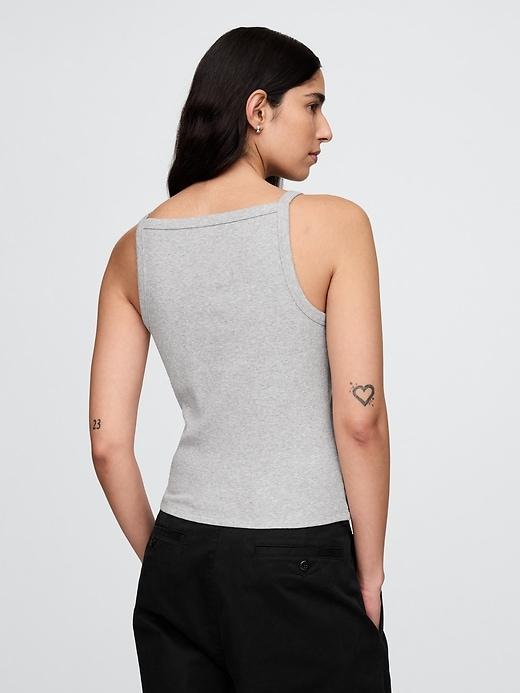 Modern Apron Neck Tank Top Product Image