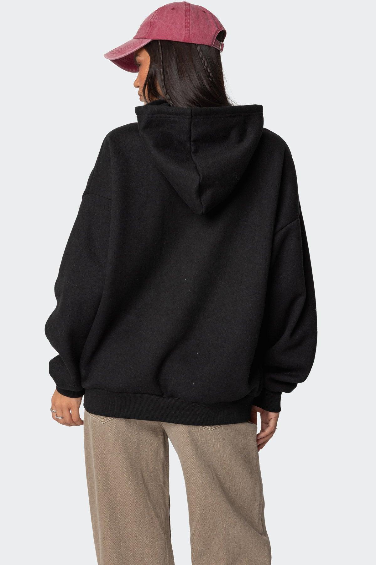 Leopard 8 Oversized Hoodie Product Image