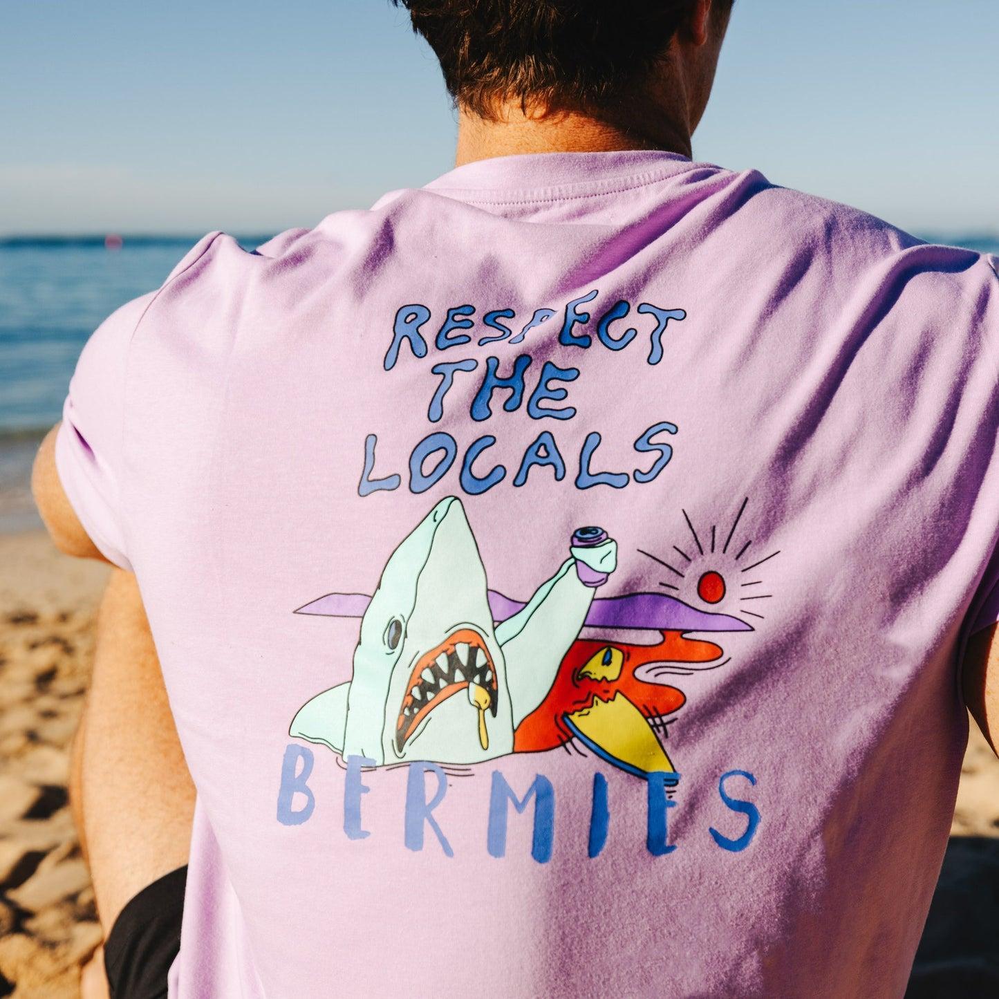 Bermies Respect the Locals T Shirt Male Product Image