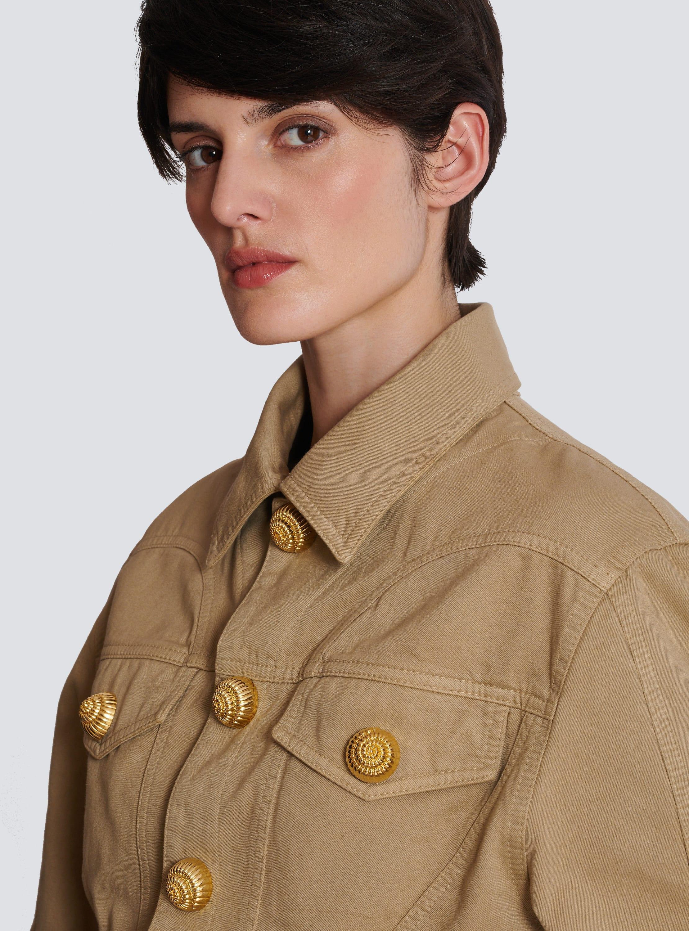 Ruffled cotton canvas jacket Product Image