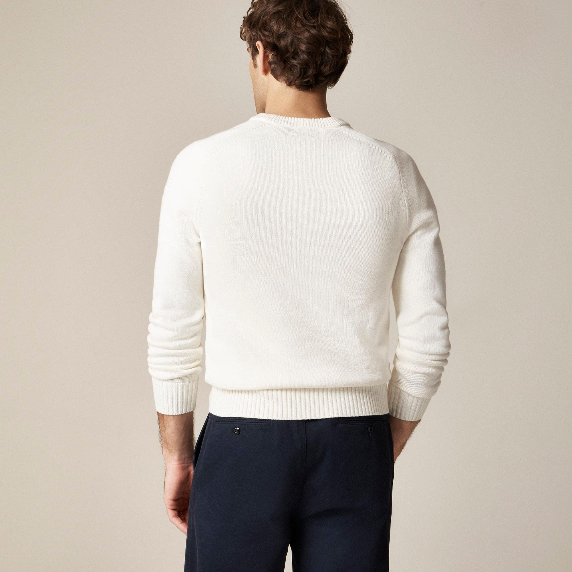 Heritage cotton crewneck sweater Product Image