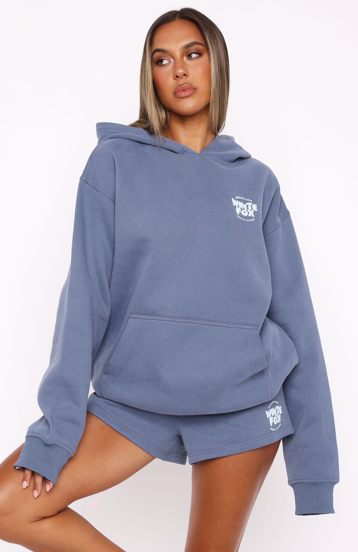 With Love For You Oversized Hoodie Ocean Product Image