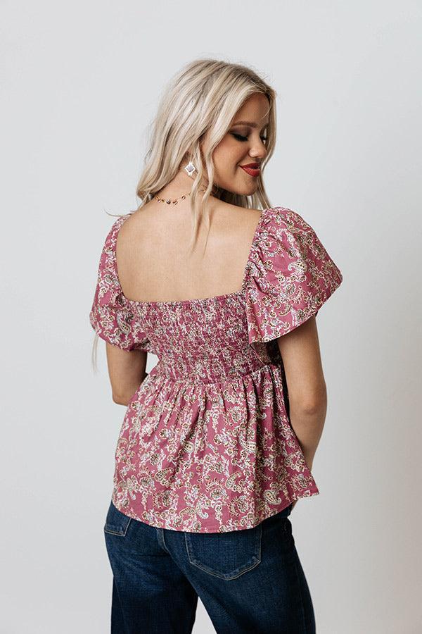 Making Sunny Moves Babydoll Top Product Image