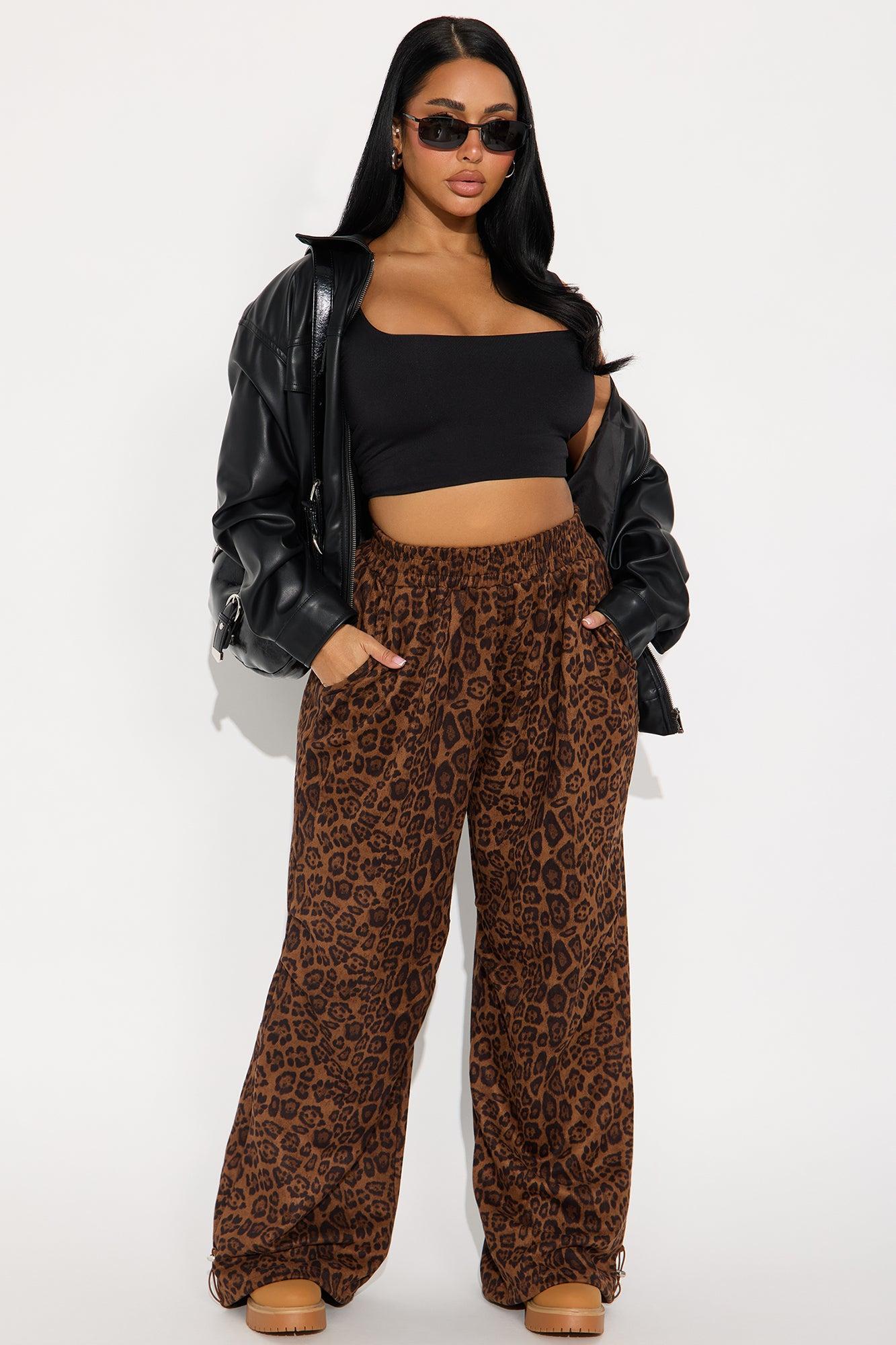 Exotic Taste Leopard Jogger Pant - Leopard Female Product Image