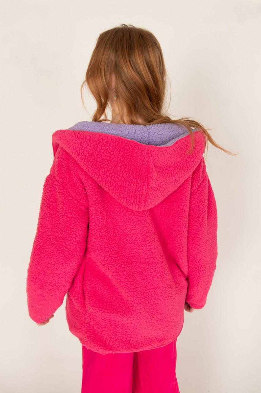 Two Tone Teddy Jacket Product Image