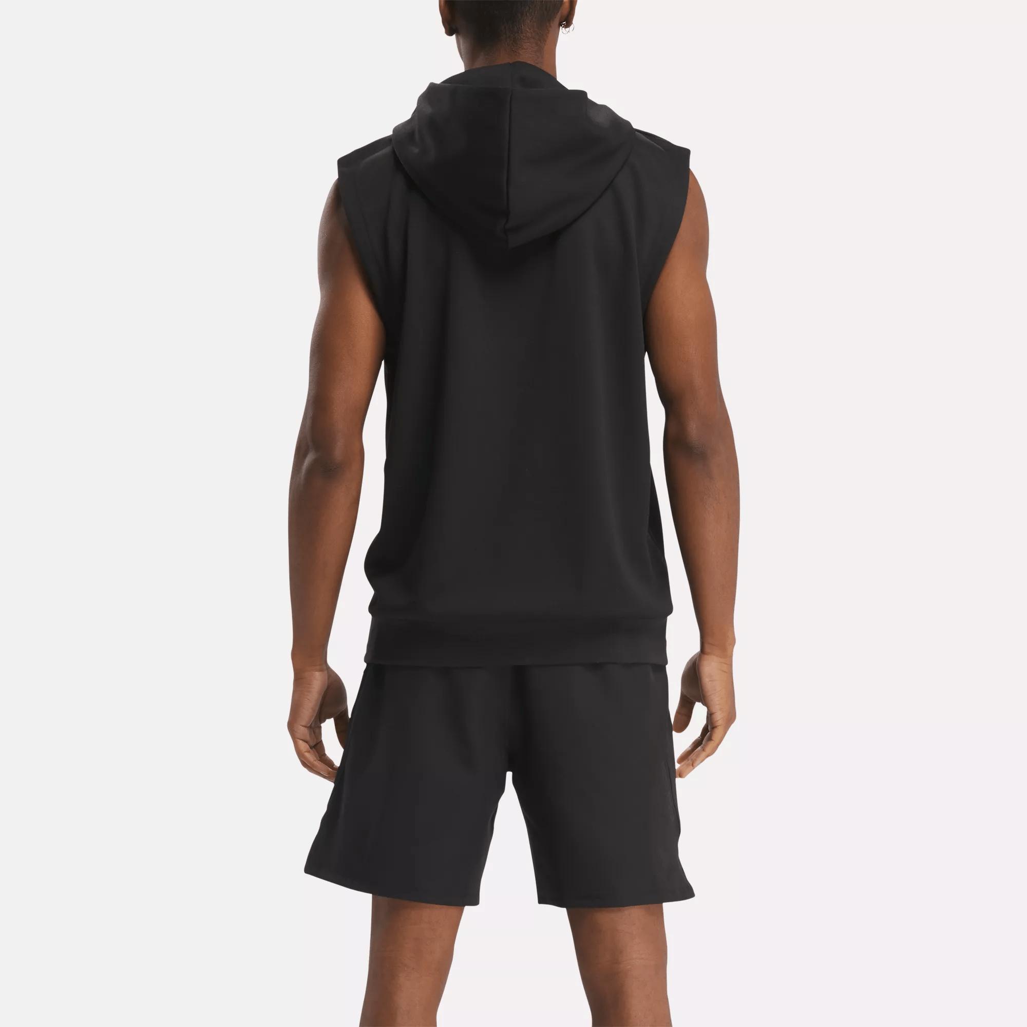 Men's Strength Sleeveless Hoodie Male Product Image