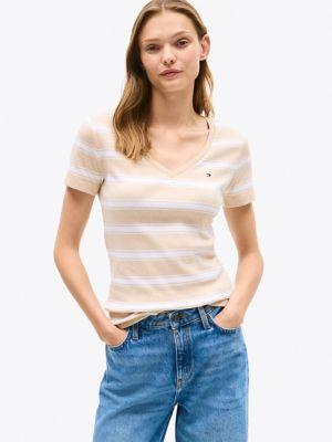 V-Neck Stripe Favorite T-Shirt Product Image