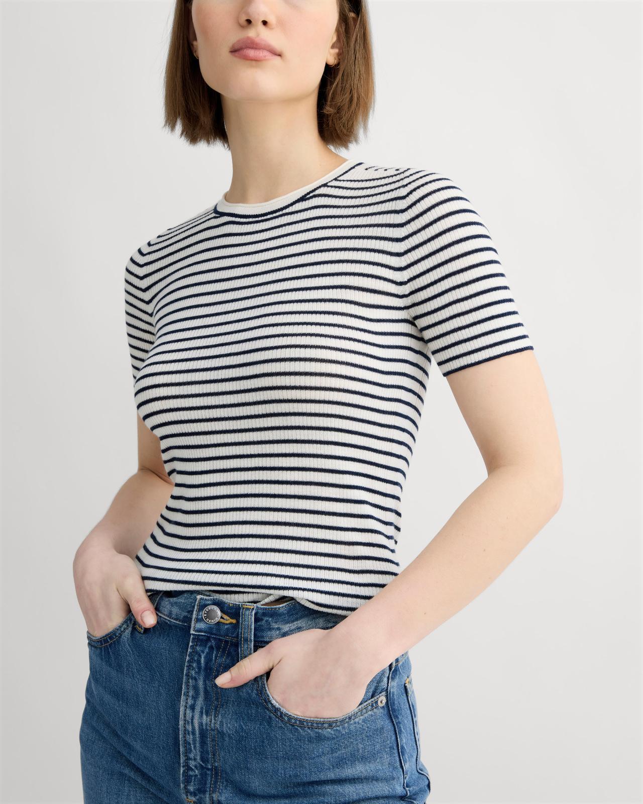 Womens Sweater T-Shirt in Ultrasoft Merino by Everlane Product Image