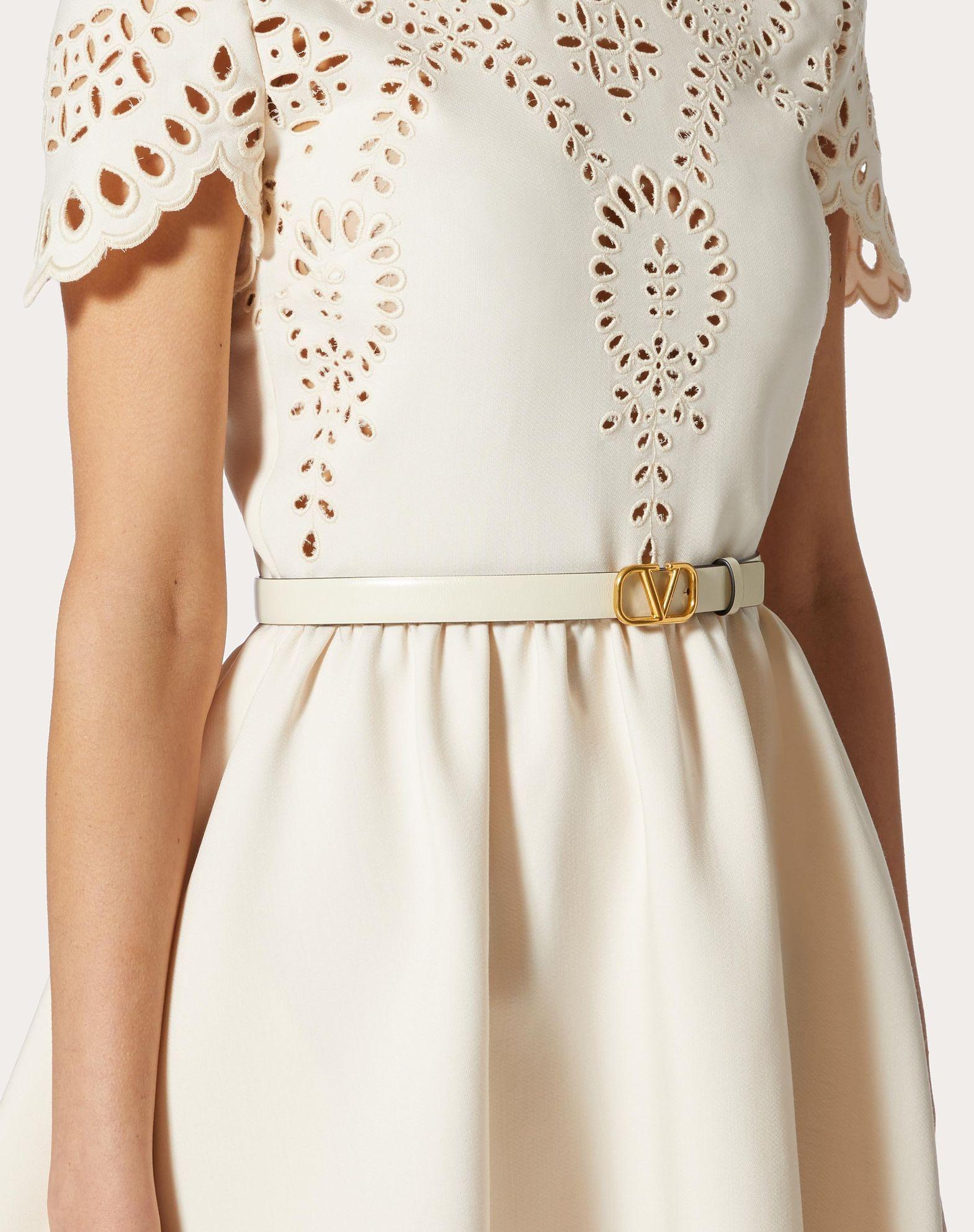 Reversible Vlogo Signature Belt In Glossy Calfskin 20 Mm Product Image