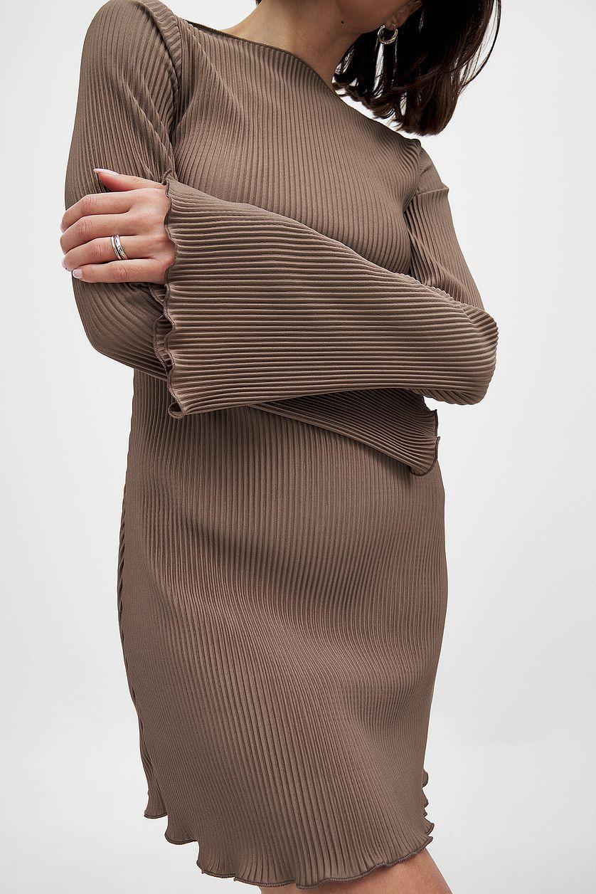 Pleated Mini Dress Product Image