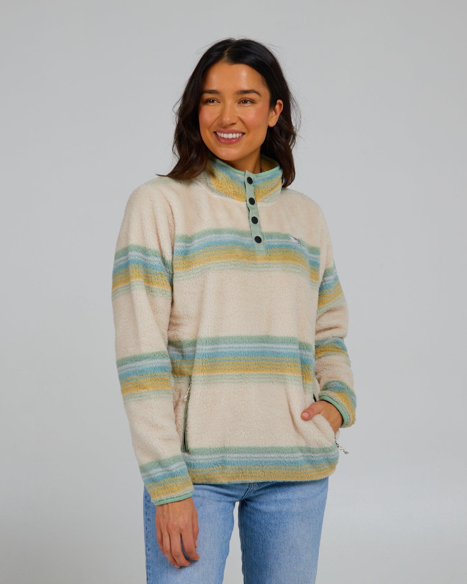 Calm Seas Pullover - Sage Female Product Image