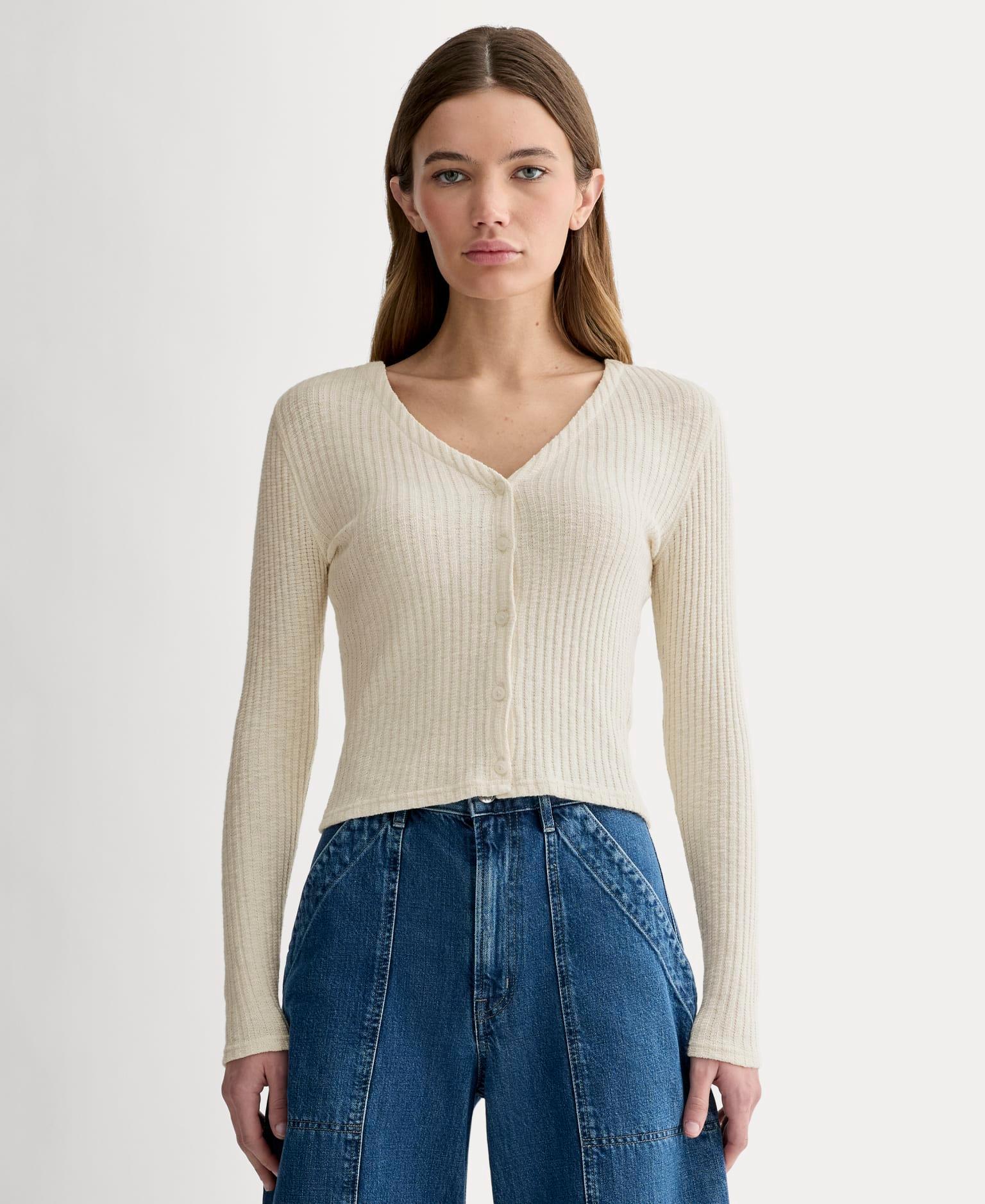 Womens Cozy Rib Cardigan by Everlane Product Image