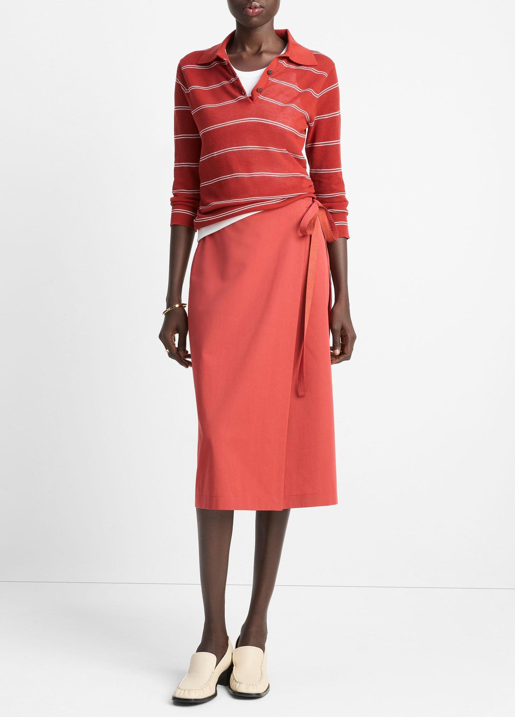 Striped Italian Cotton Piqué Polo Shirt Product Image