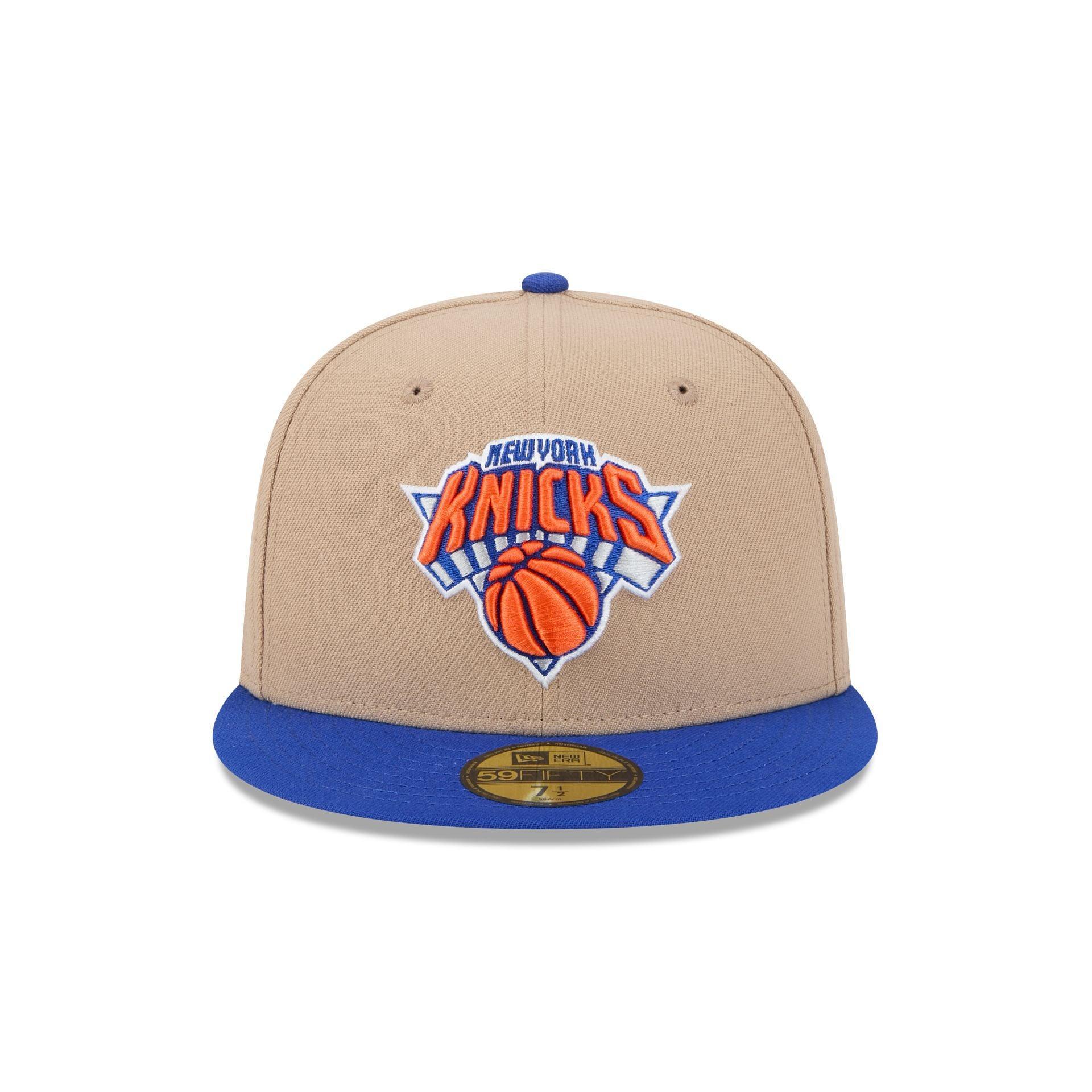 New York Knicks Camel 59FIFTY Fitted Hat Male Product Image