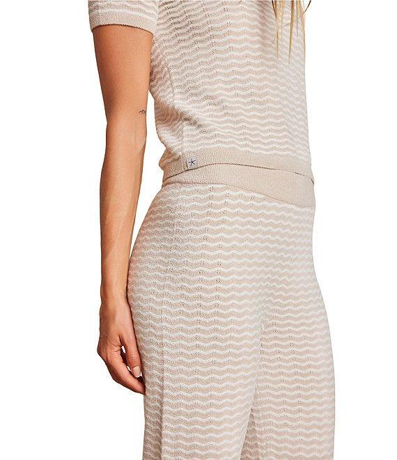 Barefoot Dreams CozyChic Ultra Lite Pointelle Coordinating Cropped Lounge Pants Product Image