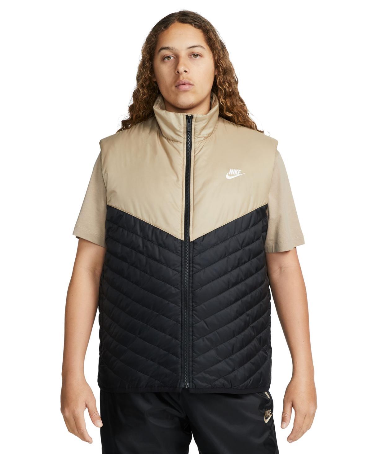 Nike Mens Windrunner Thermore Fill Midweight Vest - Black/White Product Image