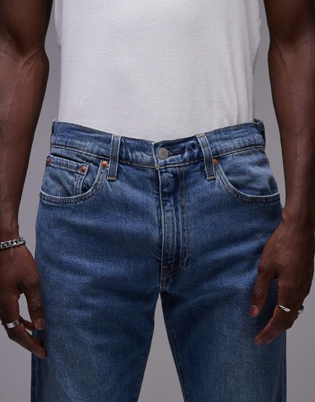 Levi's 512 slim taper jeans in mid blue Product Image