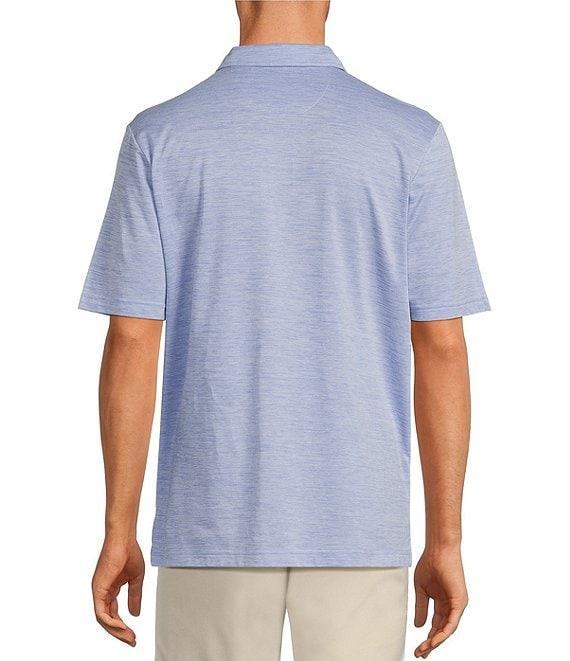 Roundtree & Yorke Performance Short Sleeve Jacquard Polo Shirt Product Image