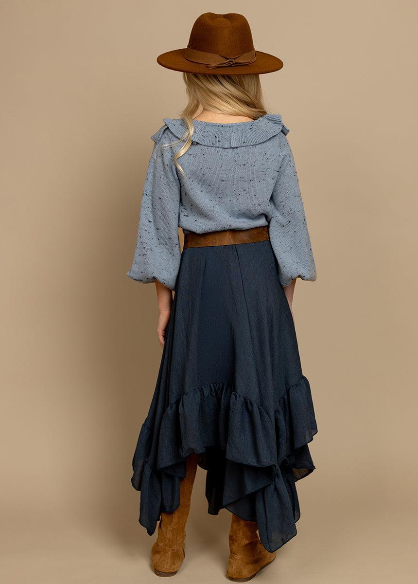 Anilah Sweater in Cornflower Girls Product Image