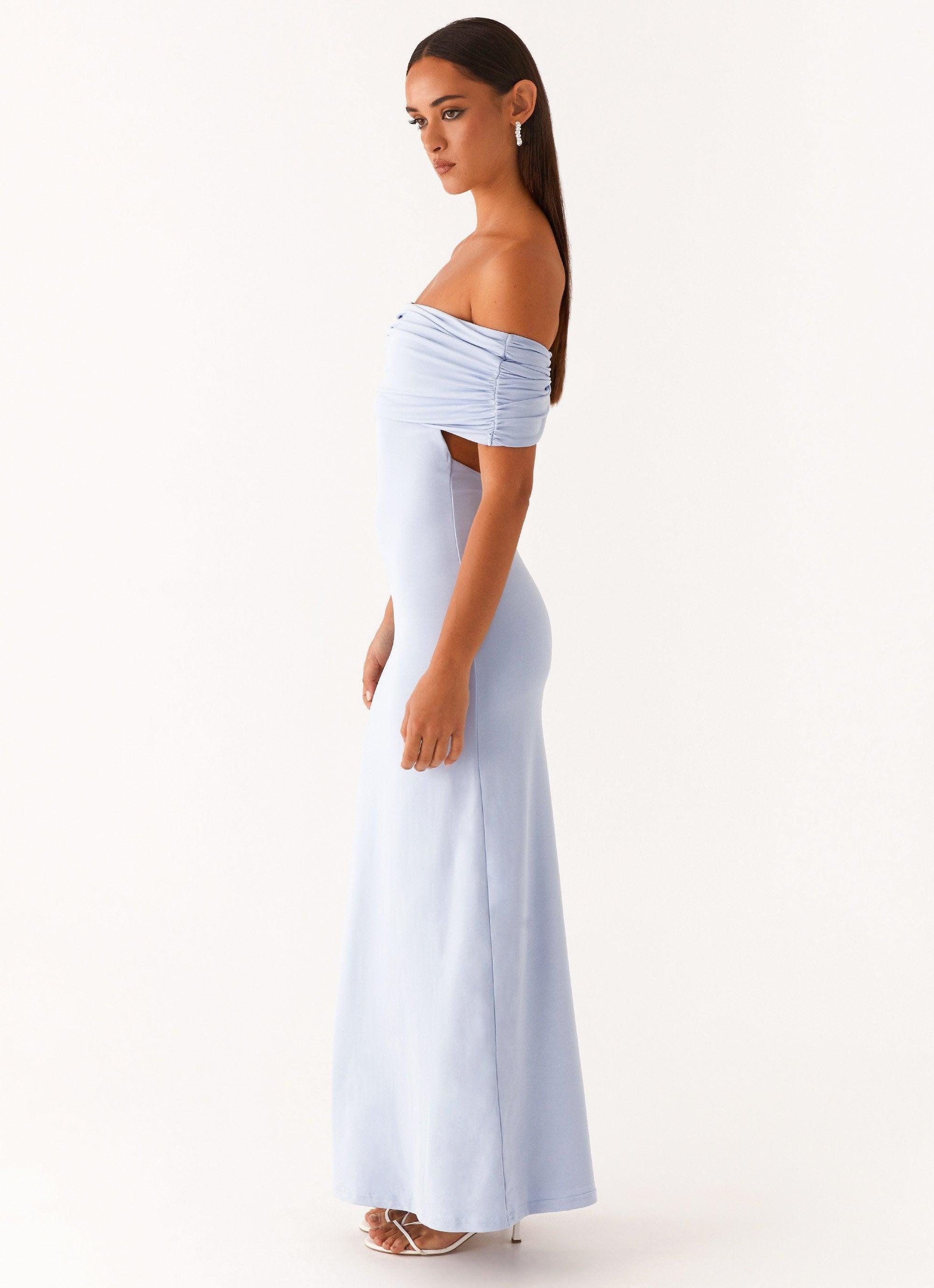 Normani Maxi Dress - Pale Blue Product Image