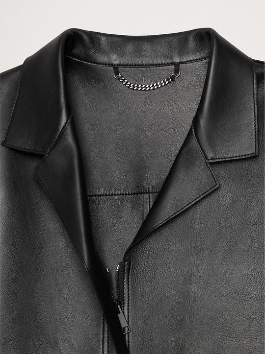 Bonded Leather Jacket Product Image