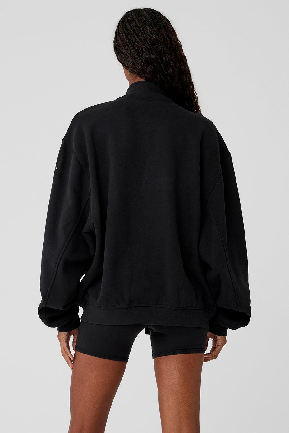 Renown Varsity Jacket - Black Female Product Image