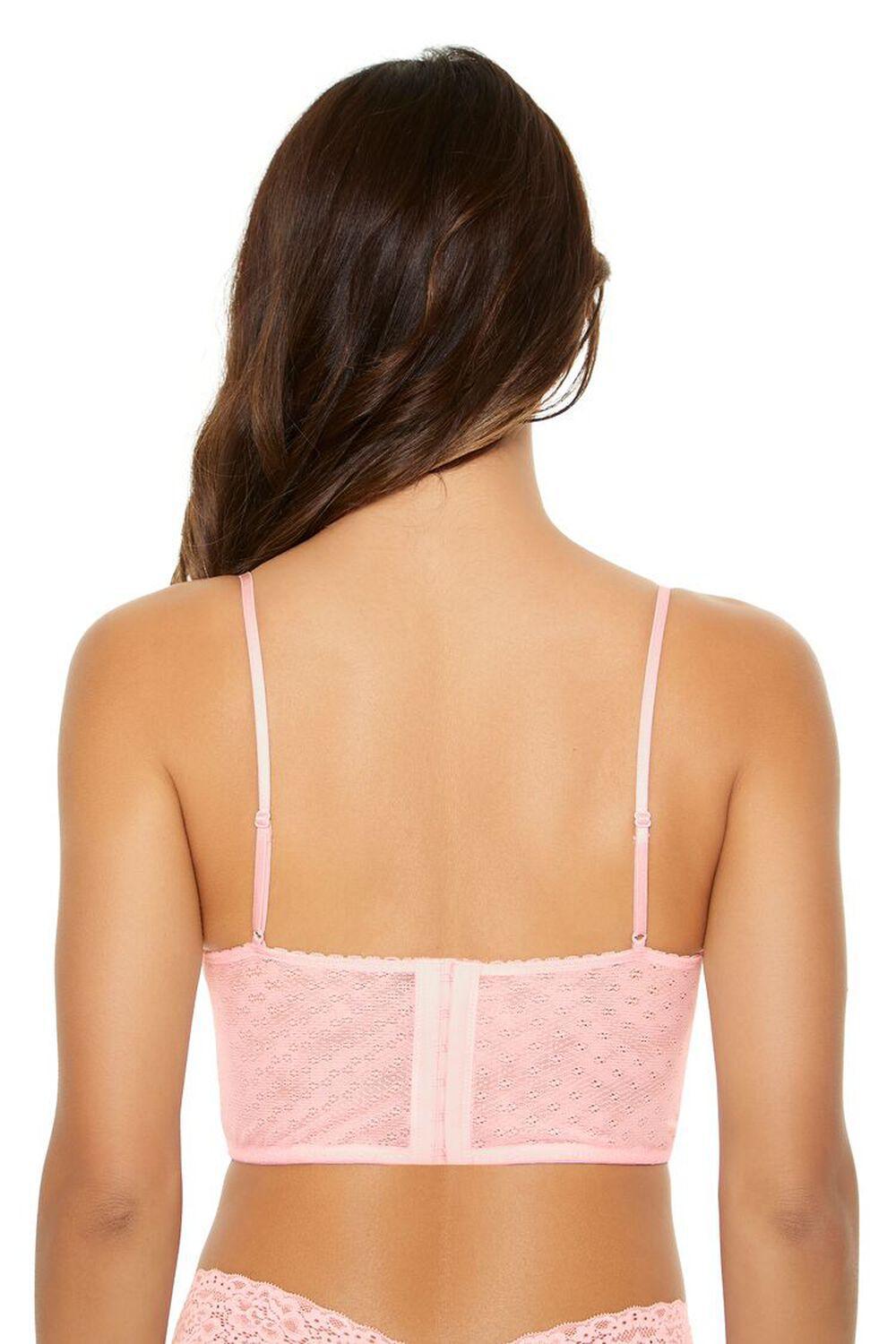 Textured Mesh Corset | Forever 21 Product Image