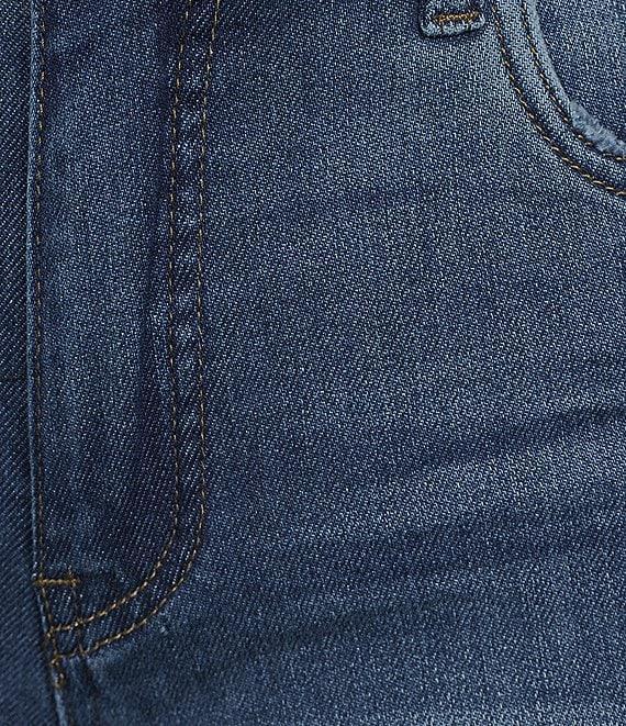 KUT from the Kloth Petite Size Kelsey High Rise Flare-Inset Leg Fab Ab Technology Stretch Denim Jeans Product Image