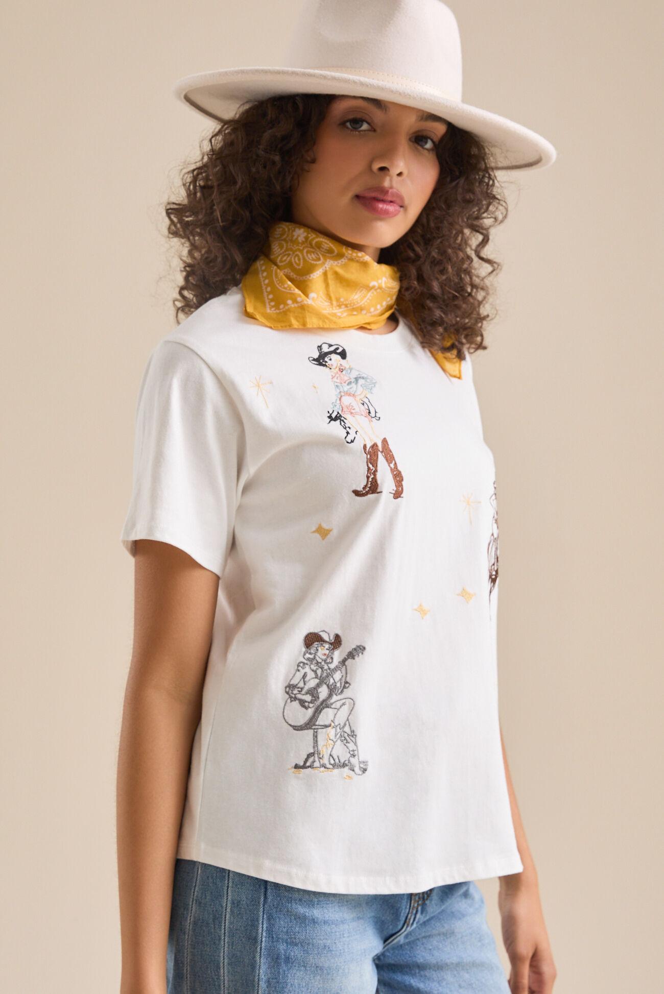 Rosie Embroidered Tee Product Image