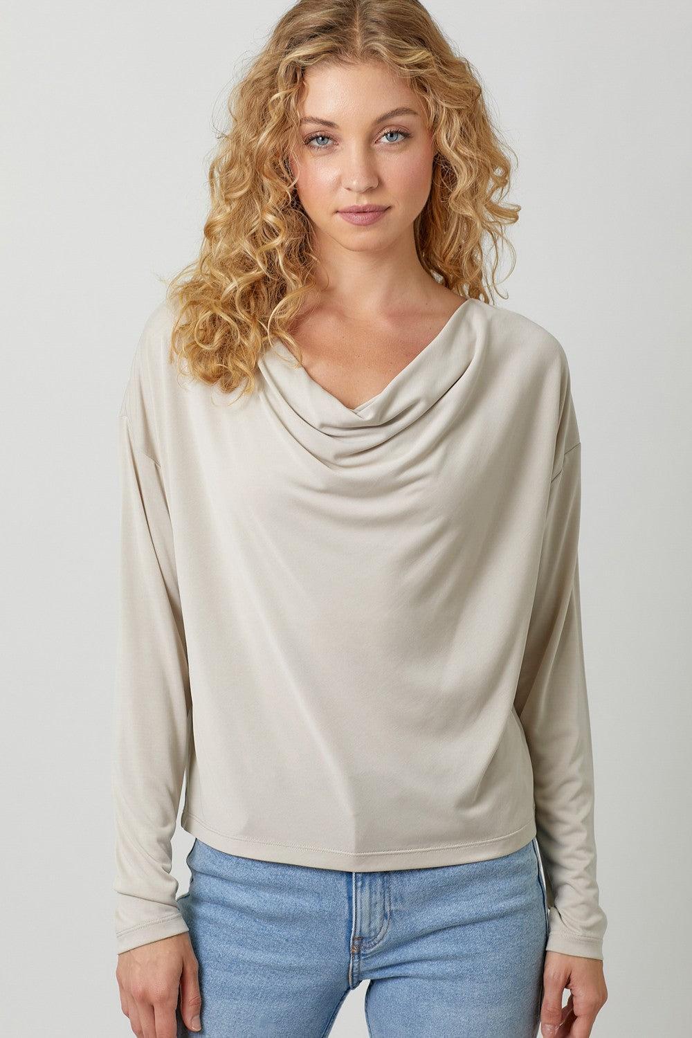 Cowl Neck Modal Top Product Image