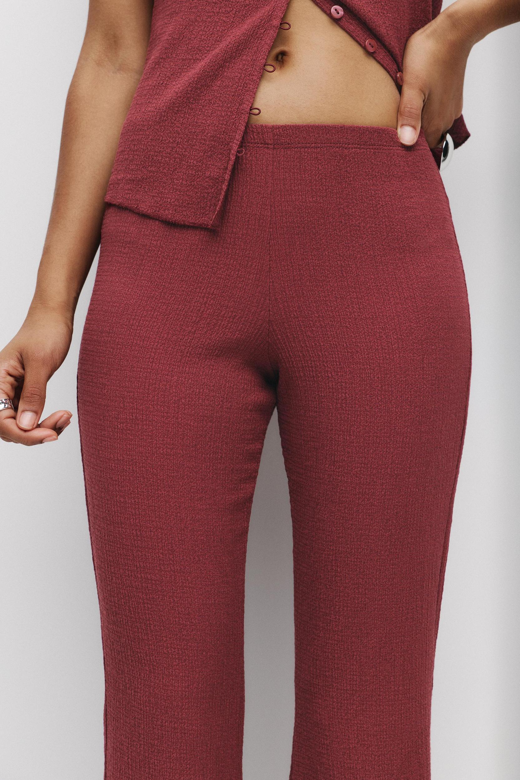 Flared crepe pants Product Image