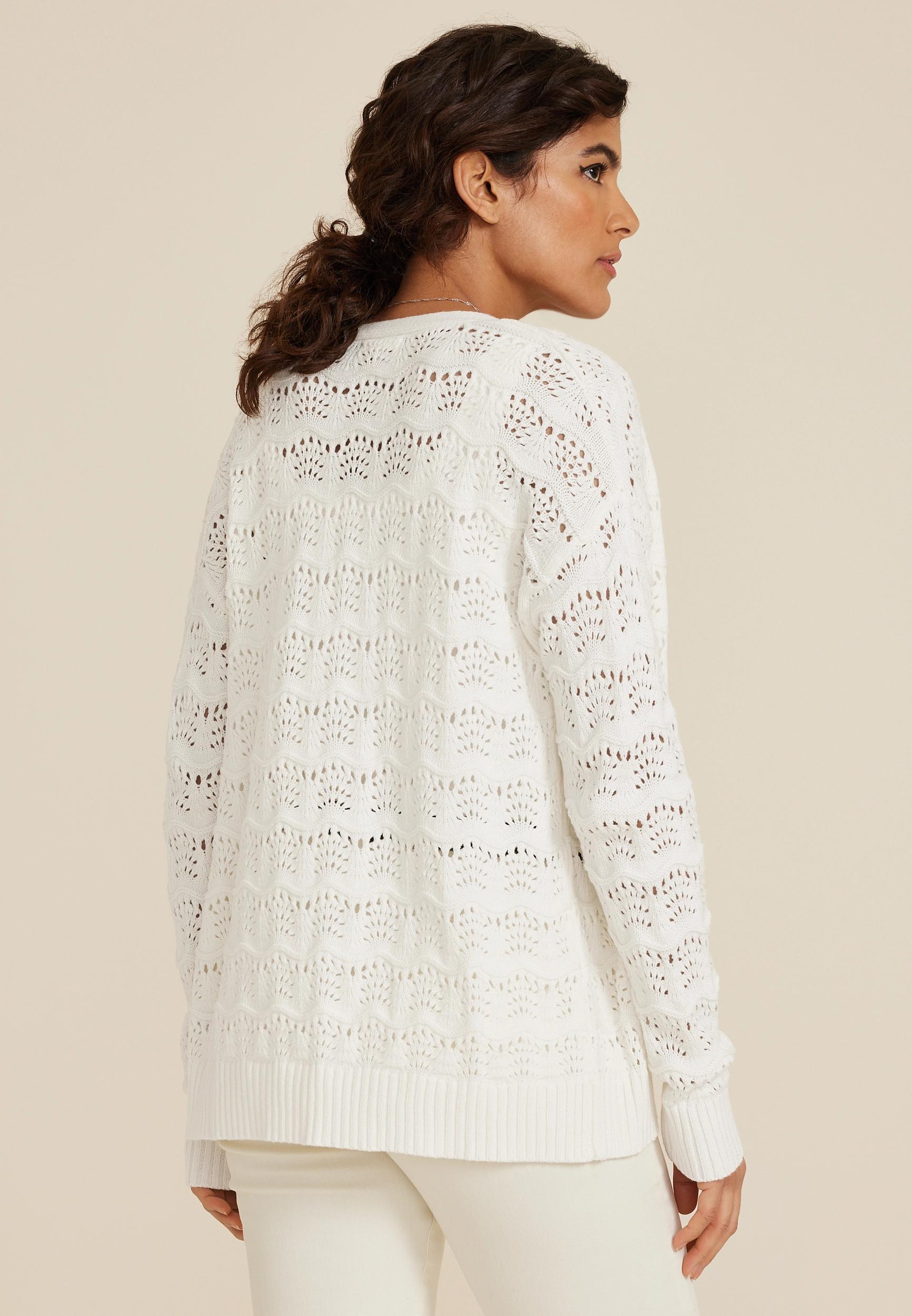 Open Stitch Cardigan Product Image