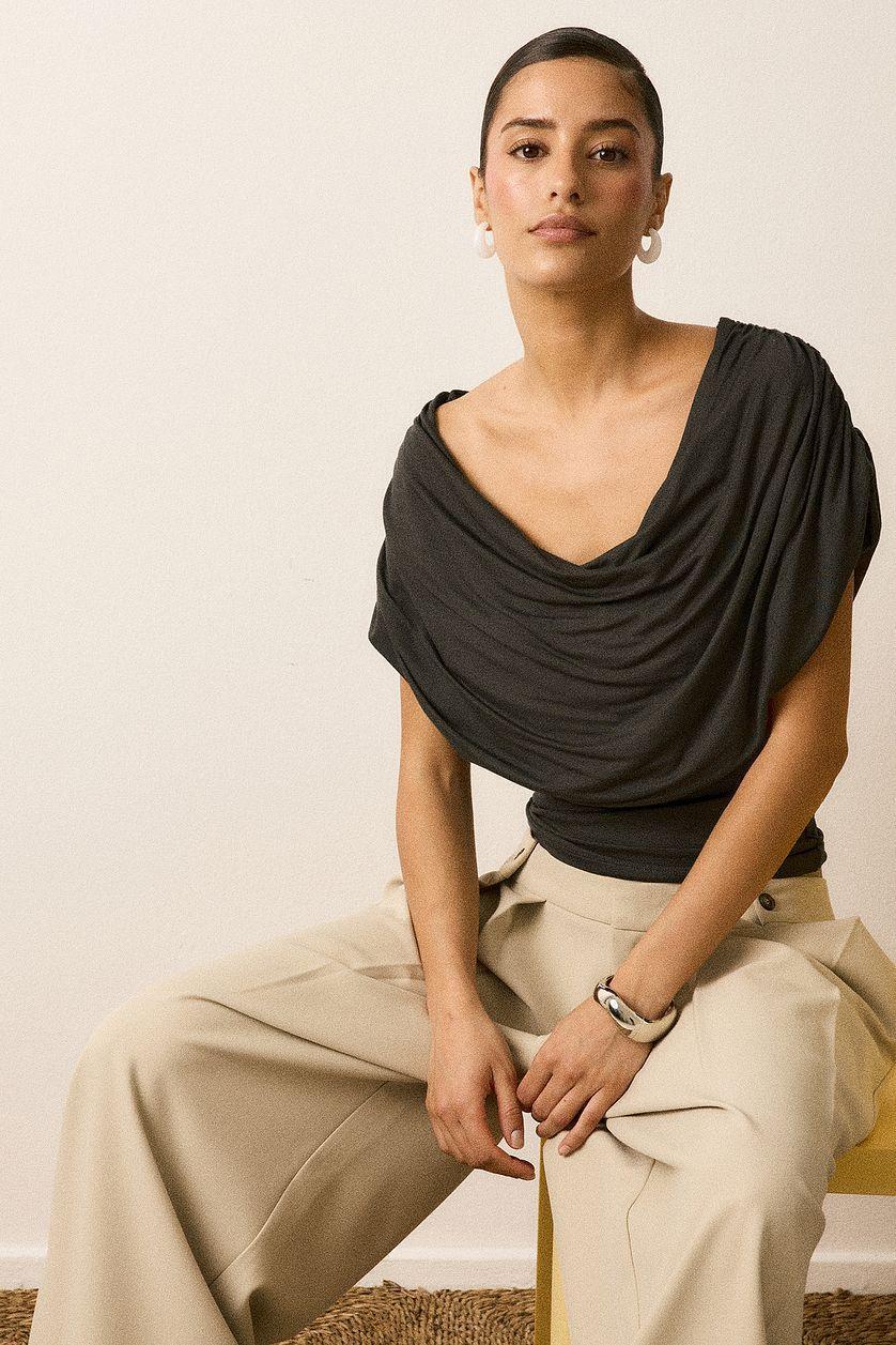 Soft Line Draped Top Product Image