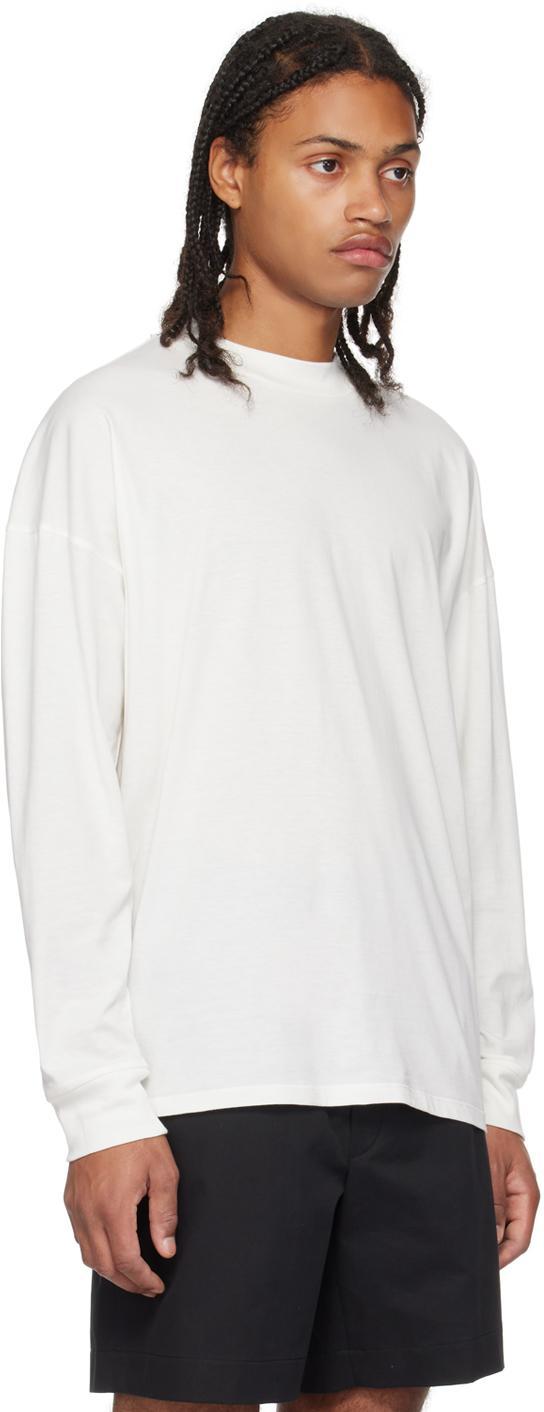 THE ROW Drago Cotton Sweatshirt In White Product Image